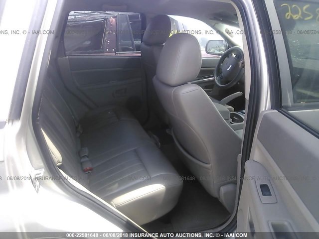 1J8GR48KX7C687118 - 2007 JEEP GRAND CHEROKEE LAREDO/COLUMBIA/FREEDOM 灰色 照片 8