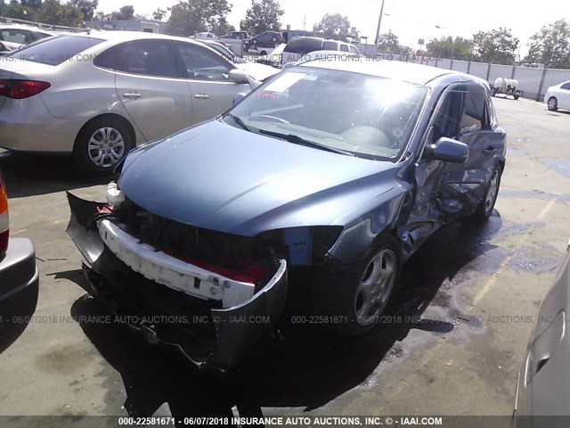 JM1BK34M281840658 - 2008 MAZDA SPEED 3 BLUE photo 2