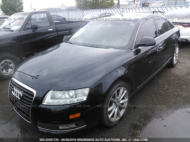 WAUWG74F99N055637 - 2009 AUDI A6 QUATTRO BLACK photo 2