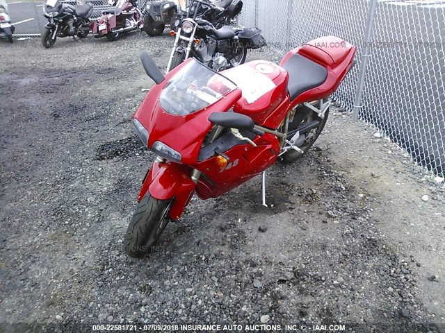 ZDM1SB3R9XB011005 - 1999 DUCATI 748 RED photo 2