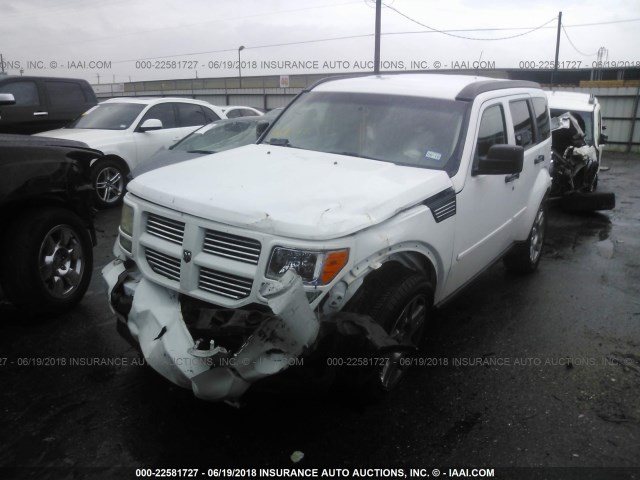 1D4PT4GK5BW537423 - 2011 DODGE NITRO HEAT WHITE photo 2