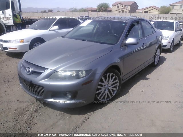 JM1GG12L161103387 - 2006 MAZDA SPEED 6 GRAY photo 2