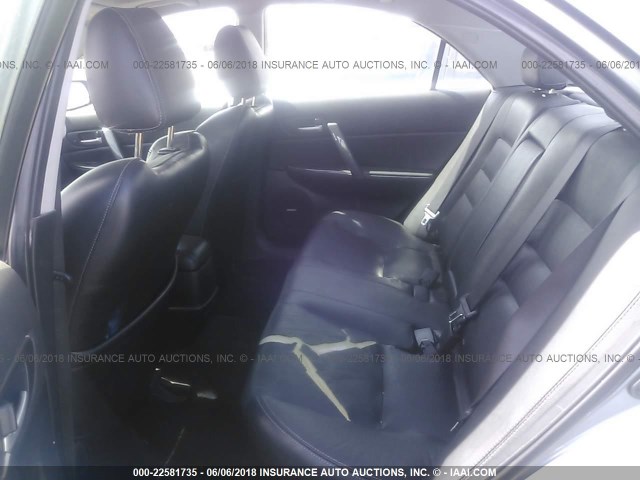 JM1GG12L161103387 - 2006 MAZDA SPEED 6 GRAY photo 8