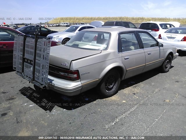 1G4AG55M5T6472913 - 1996 BUICK CENTURY SPECIAL/CUSTOM/LIMITED TAN photo 4