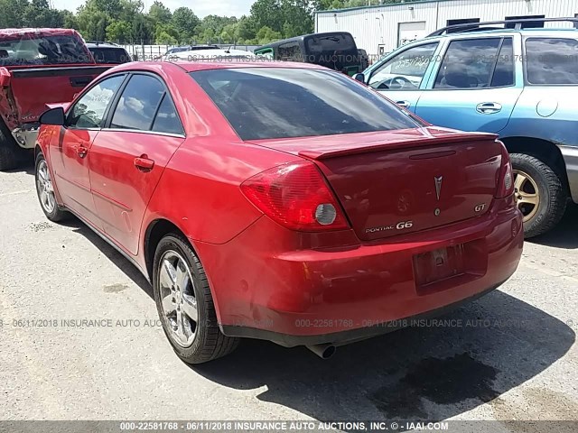 1G2ZH558064244135 - 2006 PONTIAC G6 GT RED photo 3