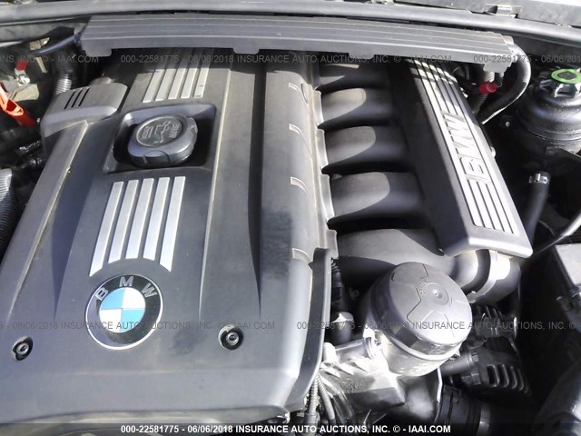 WBAVC53527FZ75119 - 2007 BMW 328 I SULEV BLACK photo 10