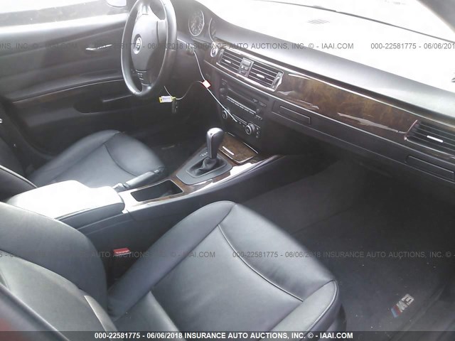 WBAVC53527FZ75119 - 2007 BMW 328 I SULEV BLACK photo 5