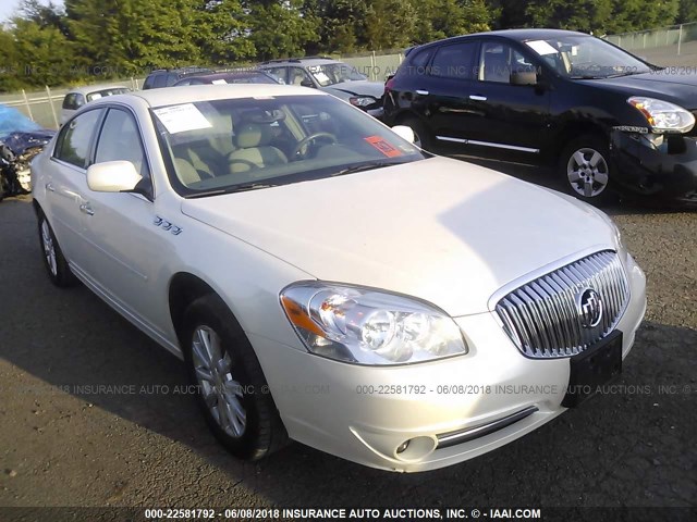 1G4HC5EM4BU151711 - 2011 BUICK LUCERNE CXL WHITE photo 1