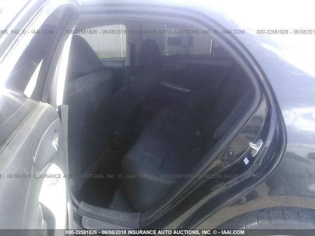 5YFBU4EE0DP184800 - 2013 TOYOTA COROLLA S/LE BLACK photo 8