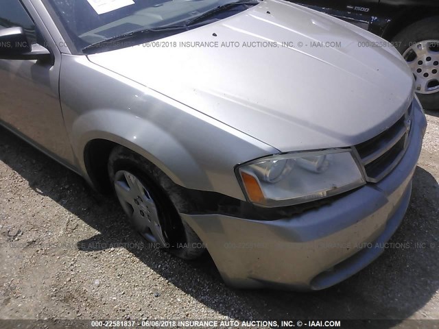 1B3LC46B49N528484 - 2009 DODGE AVENGER SE/SXT GOLD photo 6