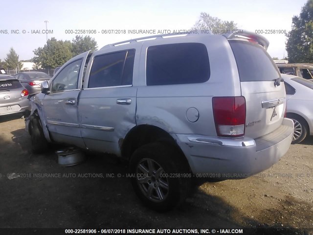 1A8HW58P67F586199 - 2007 CHRYSLER ASPEN LIMITED ვერცხლისფერი ფოტო 3