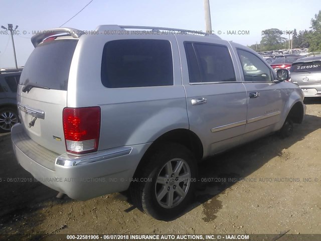 1A8HW58P67F586199 - 2007 CHRYSLER ASPEN LIMITED ვერცხლისფერი ფოტო 4