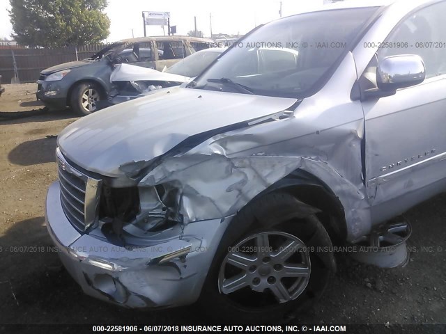 1A8HW58P67F586199 - 2007 CHRYSLER ASPEN LIMITED ვერცხლისფერი ფოტო 6