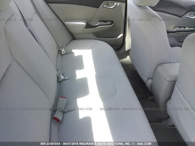 19XFB2F54CE372763 - 2012 HONDA CIVIC LX SILVER photo 8