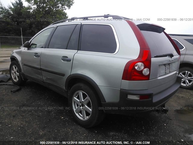 YV1CM59HX41088864 - 2004 VOLVO XC90 GRAY photo 3