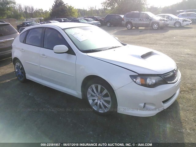 JF1GH75608G807141 - 2008 SUBARU IMPREZA WRX PREMIUM WHITE photo 1