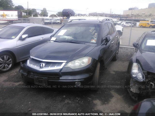 5J8TB182X7A005795 - 2007 ACURA RDX BLACK photo 2