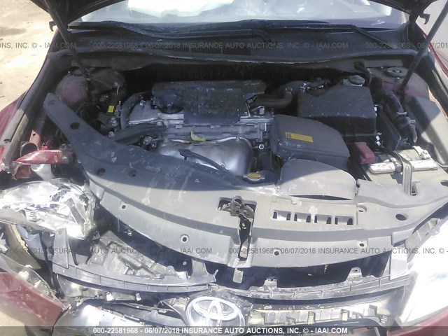 4T1BF1FK4FU956553 - 2015 TOYOTA CAMRY LE/XLE/SE/XSE 红色 照片 10