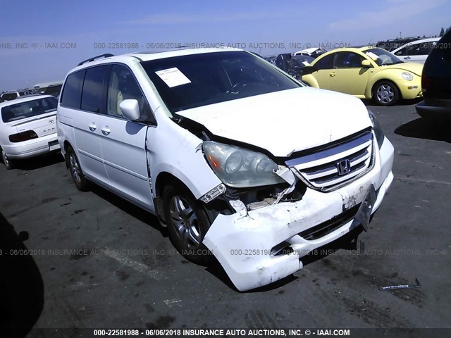 5FNRL38606B456454 - 2006 HONDA ODYSSEY EXL WHITE photo 1