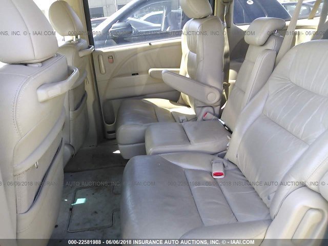 5FNRL38606B456454 - 2006 HONDA ODYSSEY EXL WHITE photo 8