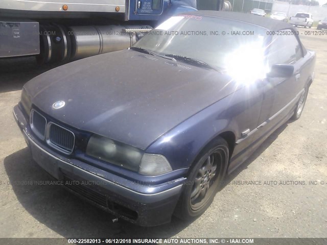 WBABK8323TET91552 - 1996 BMW 328 IC AUTOMATIC BLUE photo 2