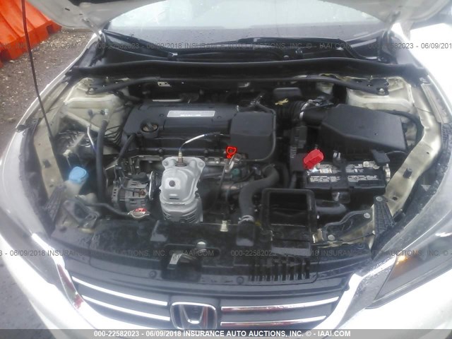 1HGCR2F51EA004806 - 2014 HONDA ACCORD SPORT თეთრი ფოტო 10