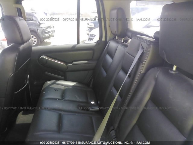 1FMEU75838UA07929 - 2008 FORD EXPLORER LIMITED 银色 照片 8