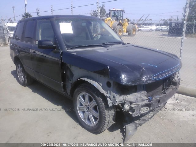 SALME15436A227747 - 2006 LAND ROVER RANGE ROVER HSE BLACK photo 1