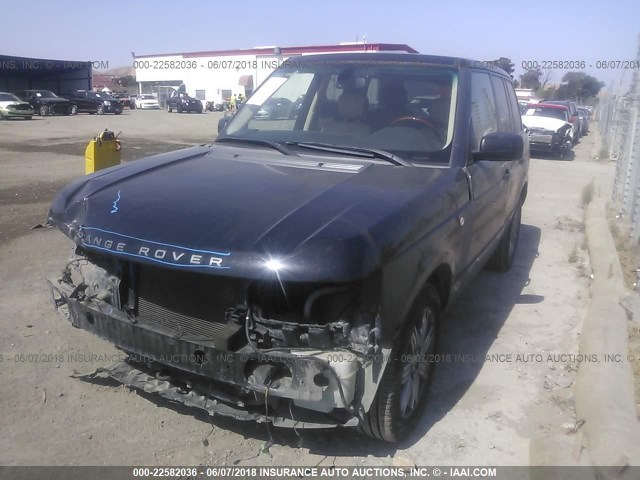 SALME15436A227747 - 2006 LAND ROVER RANGE ROVER HSE BLACK photo 2