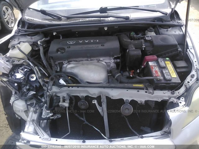 JTKDE177850048731 - 2005 TOYOTA SCION TC 银色 照片 10