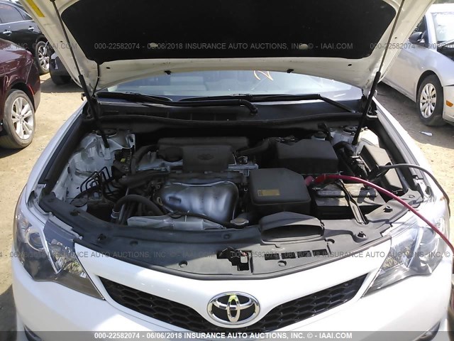 4T1BF1FK2DU656510 - 2013 TOYOTA CAMRY L/SE/LE/XLE 白色 照片 10
