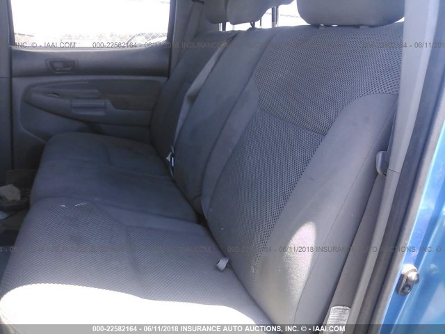 3TMJU62N28M056700 - 2008 TOYOTA TACOMA DOUBLE CAB PRERUNNER BLUE photo 8