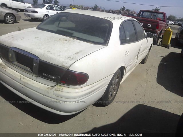 1G4HP52K144171974 - 2004 BUICK LESABRE CUSTOM WHITE photo 4