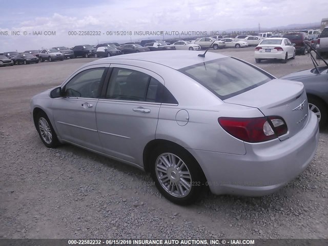 1C3LC66KX7N550310 - 2007 CHRYSLER SEBRING LIMITED SILVER photo 3