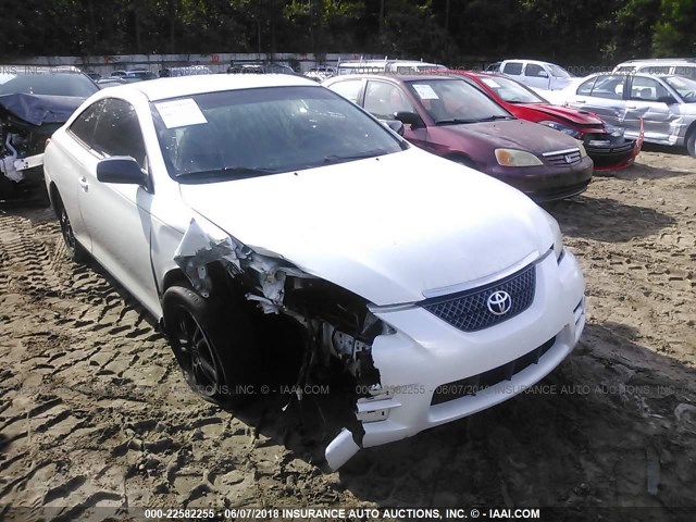 4T1CE30PX7U760450 - 2007 TOYOTA CAMRY SOLARA SE/SLE WHITE photo 1