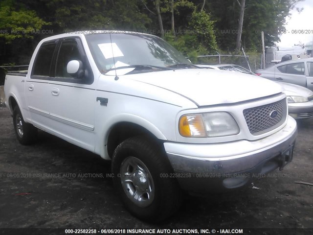 1FTRW08L41KC26441 - 2001 FORD F150 SUPERCREW WHITE photo 1