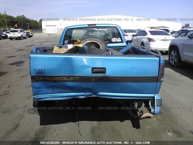 1GCCS19Z4S8122833 - 1995 CHEVROLET S TRUCK S10 BLUE photo 8