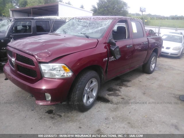 1C6RR7KT2DS508209 - 2013 RAM 1500 ST RED photo 2
