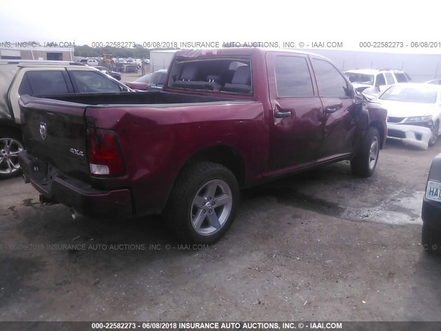 1C6RR7KT2DS508209 - 2013 RAM 1500 ST RED photo 4