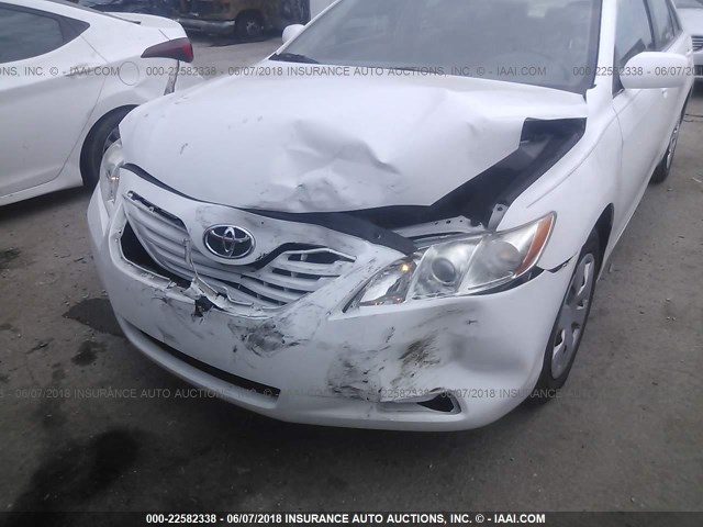 4T1BE46K97U698469 - 2007 TOYOTA CAMRY NEW GENERAT CE/LE/XLE/SE WHITE photo 6
