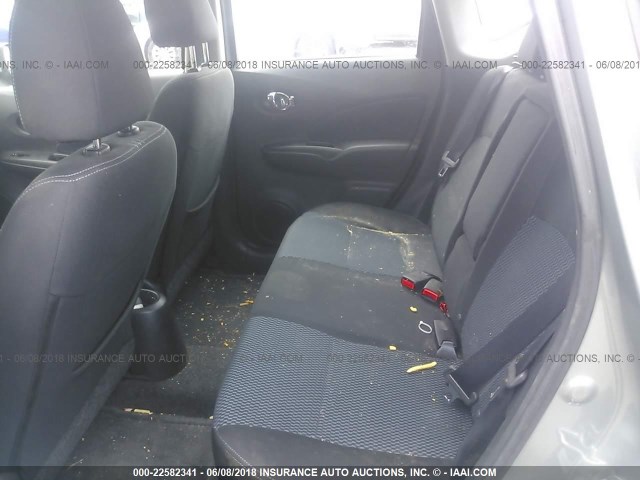 3N1CE2CPXEL426634 - 2014 NISSAN VERSA NOTE S/S PLUS/SV/SL GRAY photo 8
