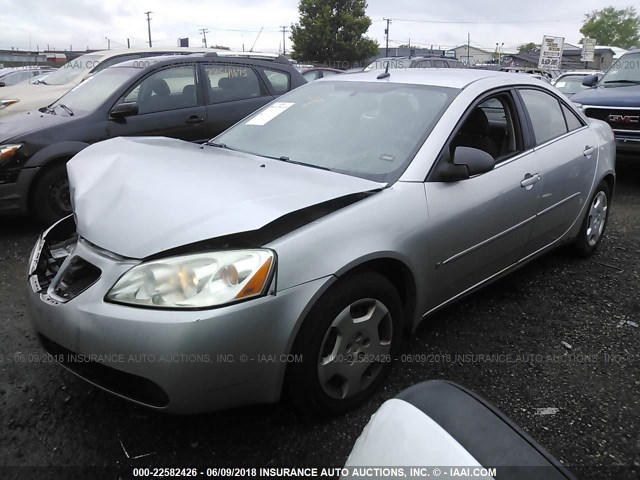 1G2ZF57B984129289 - 2008 PONTIAC G6 VALUE LEADER/BASE SILVER photo 2