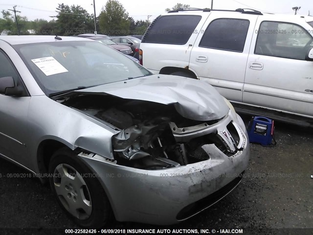 1G2ZF57B984129289 - 2008 PONTIAC G6 VALUE LEADER/BASE SILVER photo 6