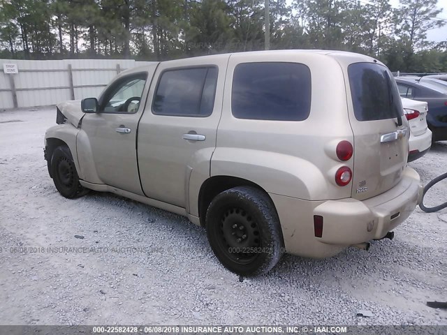 3GNDA13D57S606732 - 2007 CHEVROLET HHR LS Dorado foto 3