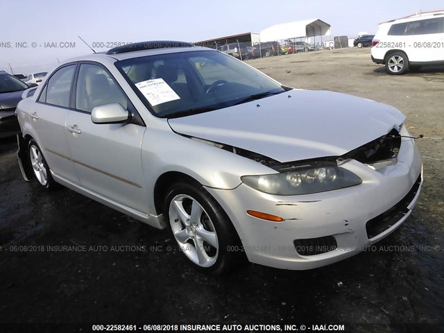 1YVHP80C185M26666 - 2008 MAZDA 6 I Сріблястий фото 1