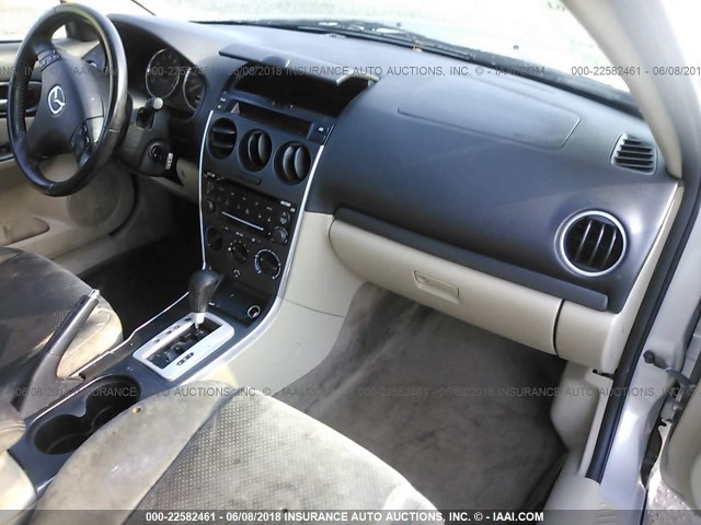 1YVHP80C185M26666 - 2008 MAZDA 6 I Сріблястий фото 5