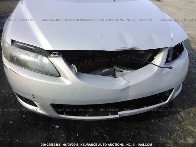 1YVHP80C185M26666 - 2008 MAZDA 6 I Сріблястий фото 6
