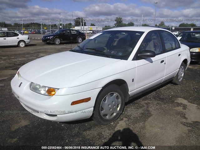 1G8ZH5284YZ240184 - 2000 SATURN SL1 WHITE photo 2