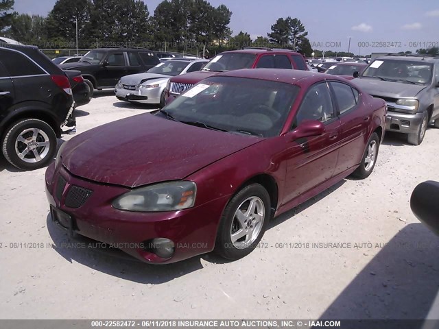 2G2WS522241122454 - 2004 PONTIAC GRAND PRIX GT2 წითელი ფოტო 2