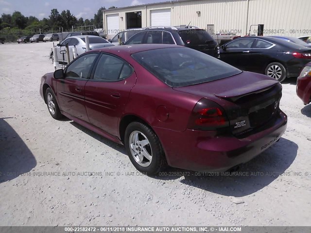 2G2WS522241122454 - 2004 PONTIAC GRAND PRIX GT2 წითელი ფოტო 3